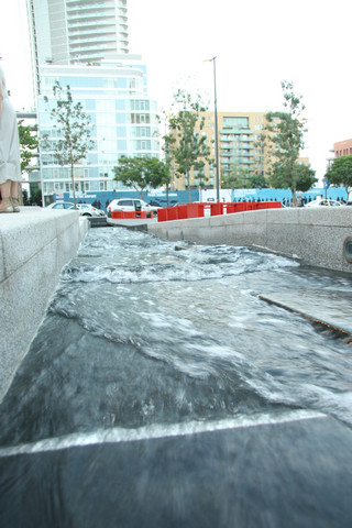 Opening of an installation by Nada Sehnaoui